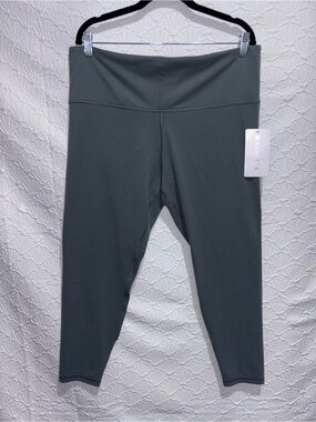 Athleta Ultra High Rise Elation Tight Leggings 2X NWT Sage Green PowerVita Yoga